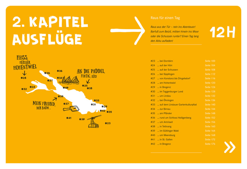 52 kleine & großen Eskapaden am und um den Bodensee